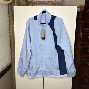 Nike Total 90 Repel Windbreaker Blue Soccer Jacket Mens Sz XL HQ3391-468 NEW